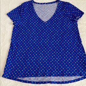 Lilly Pulitzer Etta Vneck T-Shirt Relaxed Fit